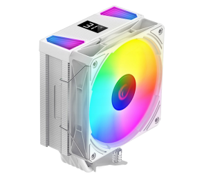 Rampage Octagon C70 Chłodzenie procesora 120mm ARGB LGA1700 AM5 LCD białe