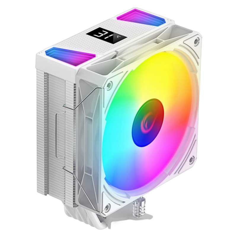 Rampage Octagon C70 Chłodzenie procesora 120mm ARGB LGA1700 AM5 LCD białe