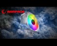 Rampage Octagon C70 Chłodzenie procesora 120mm ARGB LGA1700 AM5 LCD białe