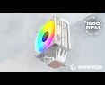 Rampage Octagon C70 Chłodzenie procesora 120mm ARGB LGA1700 AM5 LCD białe