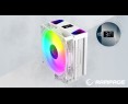 Rampage Octagon C70 Chłodzenie procesora 120mm ARGB LGA1700 AM5 LCD białe