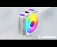 Rampage Octagon C70 Chłodzenie procesora 120mm ARGB LGA1700 AM5 LCD białe