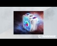 Rampage Octagon C70 Chłodzenie procesora 120mm ARGB LGA1700 AM5 LCD białe