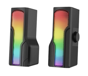 Rampage Arty X13 głośniki gamingowe Bluetooth RGB USB 2x3W kompaktowe