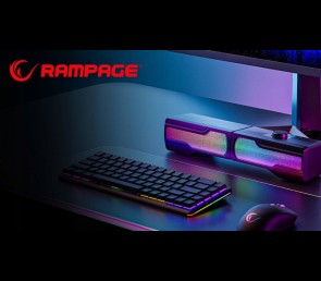 Rampage Arty X13 głośniki gamingowe Bluetooth RGB USB 2x3W kompaktowe