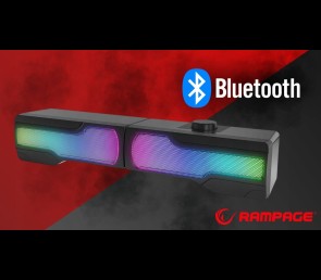 Rampage Arty X13 głośniki gamingowe Bluetooth RGB USB 2x3W kompaktowe