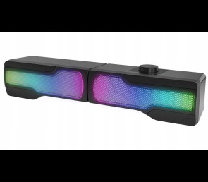 Rampage Arty X13 głośniki gamingowe Bluetooth RGB USB 2x3W kompaktowe