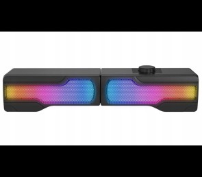 Rampage Arty X13 głośniki gamingowe Bluetooth RGB USB 2x3W kompaktowe