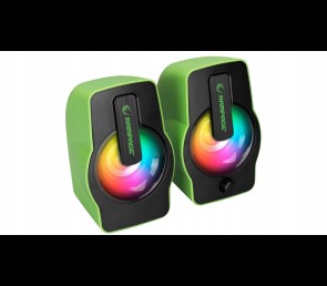 Rampage Głośniki FALSETTO 2.0 gamingowe 6W RGB USB kompaktowe podświetlane