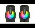 Rampage Głośniki FALSETTO 2.0 gamingowe 6W RGB USB kompaktowe podświetlane Rampage Głośniki FALSETTO 2.0 gamingowe 6W RGB USB kompaktowe podświetlane