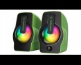 Rampage Głośniki FALSETTO 2.0 gamingowe 6W RGB USB kompaktowe podświetlane Rampage Głośniki FALSETTO 2.0 gamingowe 6W RGB USB kompaktowe podświetlane