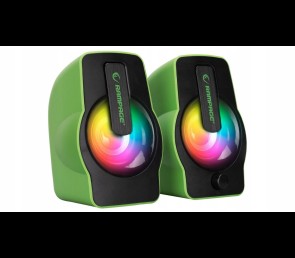 Rampage Głośniki FALSETTO 2.0 gamingowe 6W RGB USB kompaktowe podświetlane