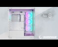 Rampage Hydra V1 Obudowa PC gaming 4x wentylator ARGB USB C USB A hub biały Rampage Hydra V1 Obudowa PC gaming 4x wentylator ARGB USB C USB A hub biały