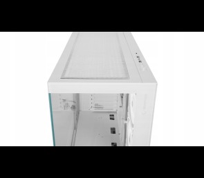 Rampage Hydra V1 Obudowa PC gaming 4x wentylator ARGB USB C USB A hub biały