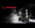 Rampage Hydra V1 Obudowa PC Gaming ARGB USB C USB A Czarna Rampage Hydra V1 Obudowa PC Gaming ARGB USB C USB A Czarna