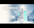 Rampage Hydra V2 obudowa PC akwarium ARGB biała trzy panele szkło hartowane Rampage Hydra V2 obudowa PC akwarium ARGB biała trzy panele szkło hartowane