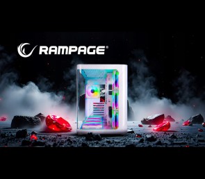 Rampage Loopy obudowa PC biała 7x wentylatorów ARGB Infinity HUB wydajna