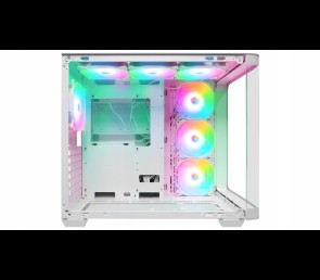 Rampage Loopy obudowa PC biała 7x wentylatorów ARGB Infinity HUB wydajna