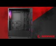 Rampage PLAID V1 Obudowa PC Mid Tower RGB okno hartowane czarna gamingowa Rampage PLAID V1 Obudowa PC Mid Tower RGB okno hartowane czarna gamingowa