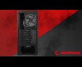 Rampage PLAID V1 Obudowa PC Mid Tower RGB okno hartowane czarna gamingowa Rampage PLAID V1 Obudowa PC Mid Tower RGB okno hartowane czarna gamingowa