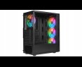 Rampage PLAID V1 Obudowa PC Mid Tower RGB okno hartowane czarna gamingowa Rampage PLAID V1 Obudowa PC Mid Tower RGB okno hartowane czarna gamingowa