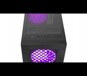 Rampage PLAID V1 Obudowa PC Mid Tower RGB okno hartowane czarna gamingowa