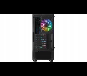 Rampage SHIVA Obudowa PC hartowane szkło 4x 120mm Rainbow czarna