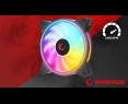 Rampage Coolwind F3 3 wentylatory 120mm ARGB kontroler wydajne ciche
