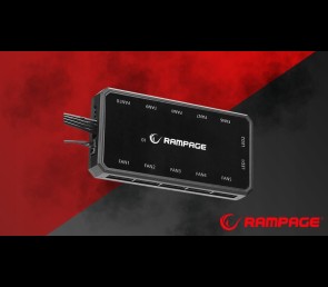 Rampage Coolwind F3 3 wentylatory 120mm ARGB kontroler wydajne ciche