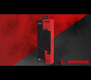 Rampage MP-21 podkładka gamingowa pod mysz RGB 25x33cm czarna komfortowa