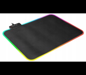 Rampage MP-21 podkładka gamingowa pod mysz RGB 25x33cm czarna komfortowa