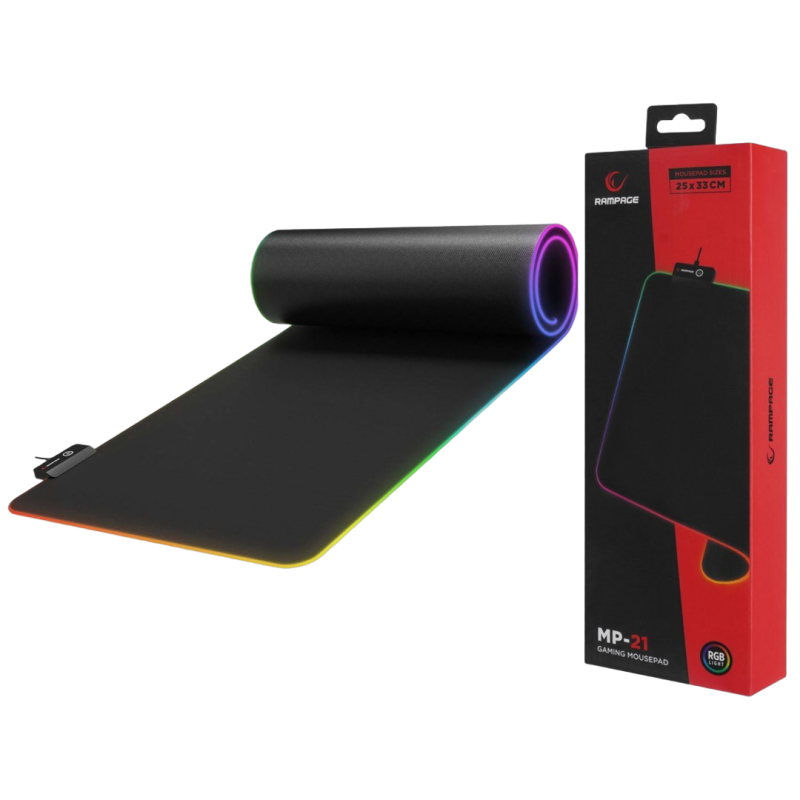Rampage MP-24 podkładka gamingowa RGB 80x30 cm pod mysz i klawiaturę