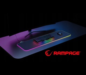 Rampage MP-24 podkładka gamingowa RGB 80x30 cm pod mysz i klawiaturę