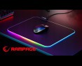 Rampage Podkładka pod mysz MP-23 RGB podświetlana LED antypoślizgowa gaming Rampage Podkładka pod mysz MP-23 RGB podświetlana LED antypoślizgowa gaming