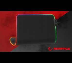 Rampage Podkładka pod mysz MP-23 RGB podświetlana LED antypoślizgowa gaming