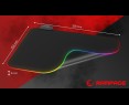 Rampage Podkładka pod mysz MP-23 RGB podświetlana LED antypoślizgowa gaming Rampage Podkładka pod mysz MP-23 RGB podświetlana LED antypoślizgowa gaming
