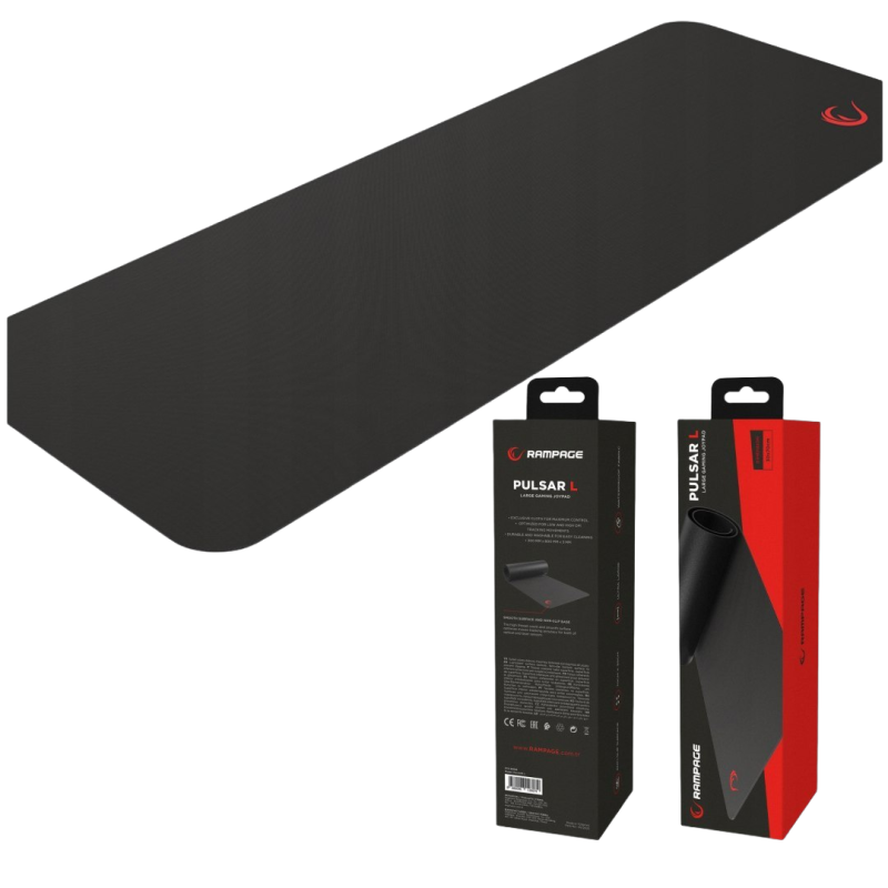 Rampage Pulsar L podkładka gamingowa pod klawiaturę i mysz 30x70 cm mata Rampage Pulsar L podkładka gamingowa pod klawiaturę i mysz 30x70 cm mata