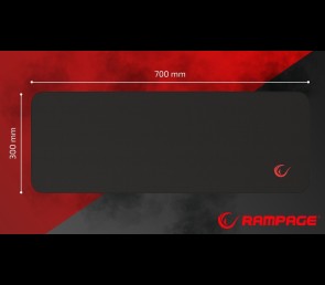Rampage Pulsar L podkładka gamingowa pod klawiaturę i mysz 30x70 cm mata