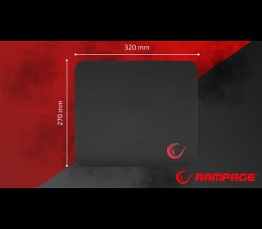 Rampage PULSAR M Podkładka pod mysz antypoślizgowa gaming 270x320 mm