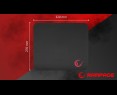 Rampage PULSAR M Podkładka pod mysz antypoślizgowa gaming 270x320 mm Rampage PULSAR M Podkładka pod mysz antypoślizgowa gaming 270x320 mm