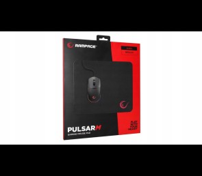 Rampage PULSAR M Podkładka pod mysz antypoślizgowa gaming 270x320 mm