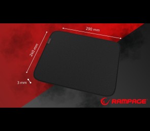 Rampage Pulsar Pro S podkładka gamingowa 29x24 cm jacquard antypoślizgowa