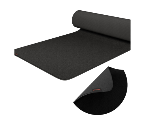 Rampage Pulsar Pro XXL podkładka gamingowa 90x40 cm tkanina jacquard czarna