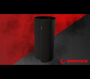 Rampage Pulsar Pro XXL podkładka gamingowa 90x40 cm tkanina jacquard czarna