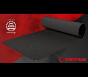 Rampage Pulsar Pro XXL podkładka gamingowa 90x40 cm tkanina jacquard czarna