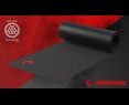 Rampage Pulsar XL podkładka gaming 30x80 cm wodoodporna czarna mata Rampage Pulsar XL podkładka gaming 30x80 cm wodoodporna czarna mata