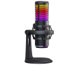 Rampage Bemol Mikrofon gamingowy do podcastów RGB USB C czarny Rampage Bemol Mikrofon gamingowy do podcastów RGB USB C czarny