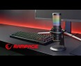 Rampage Bemol Mikrofon gamingowy do podcastów RGB USB C czarny Rampage Bemol Mikrofon gamingowy do podcastów RGB USB C czarny