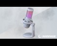Rampage Bemol mikrofon gamingowy USB C RGB biały do podcastów Rampage Bemol mikrofon gamingowy USB C RGB biały do podcastów