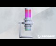 Rampage Bemol mikrofon gamingowy USB C RGB biały do podcastów Rampage Bemol mikrofon gamingowy USB C RGB biały do podcastów